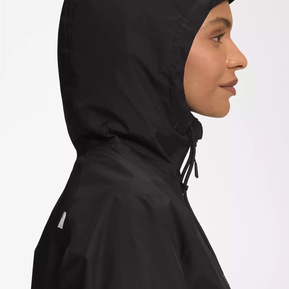 The North Face Women's Antora Windproof / Waterproof Rain Hoodie Black/Lavender - Picture 5 of 6